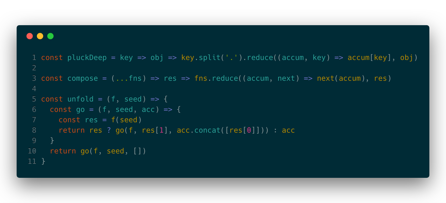 Beautiful code image created with Carbon showing syntax highlighted code